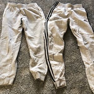 Lot of 2 Adidas Sweatpants Size YL